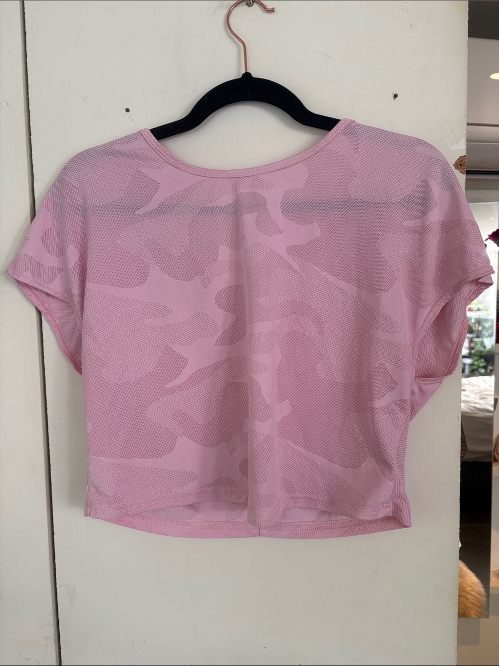 Light Pink Short Sleeve Boxy Top
